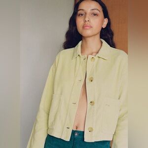 Paloma Wool Spa Jacket Corduroy Lime Green size M